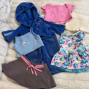 American Girl Bundle Colorful Doll Clothing